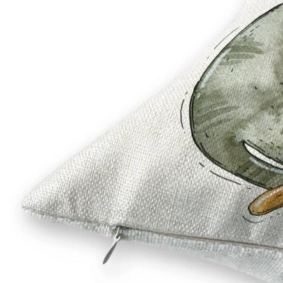 Purr throw pillow - Picture 5 of 5